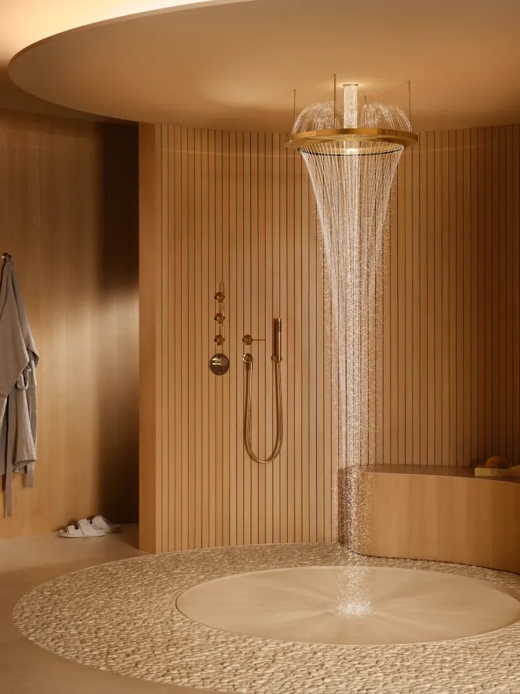 Dornbracht Aquahalo regendouche met fraai design en duurzame materialen